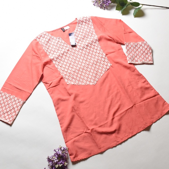 Manhattan Tops - NWT MANHATTAN Beautiful Indian Top Blouse - Large